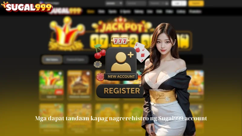 Mga dapat tandaan kapag nagrerehistro ng Sugal999 account